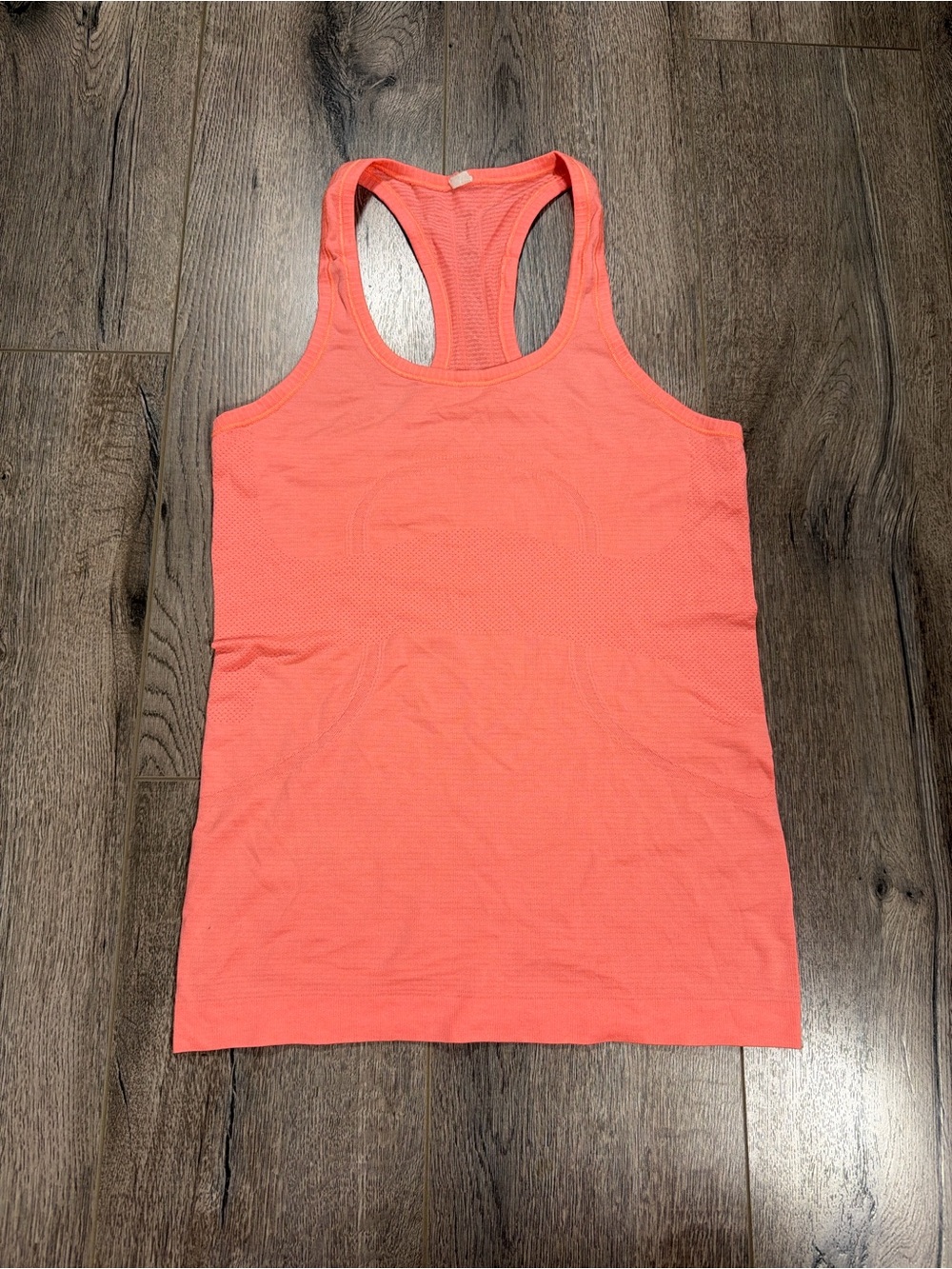 lululemon athletica Coral-Orange Racerback Tank